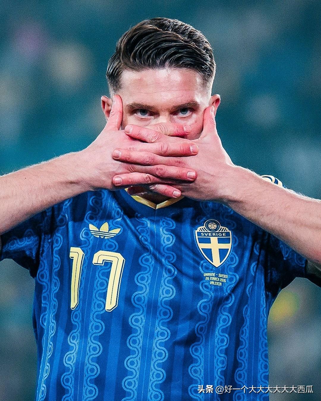 哲凯赖什刚刚在欧洲区世界杯附加赛中上演帽子戏法，
瑞典3-1淘汰掉乌克兰。
阿尔