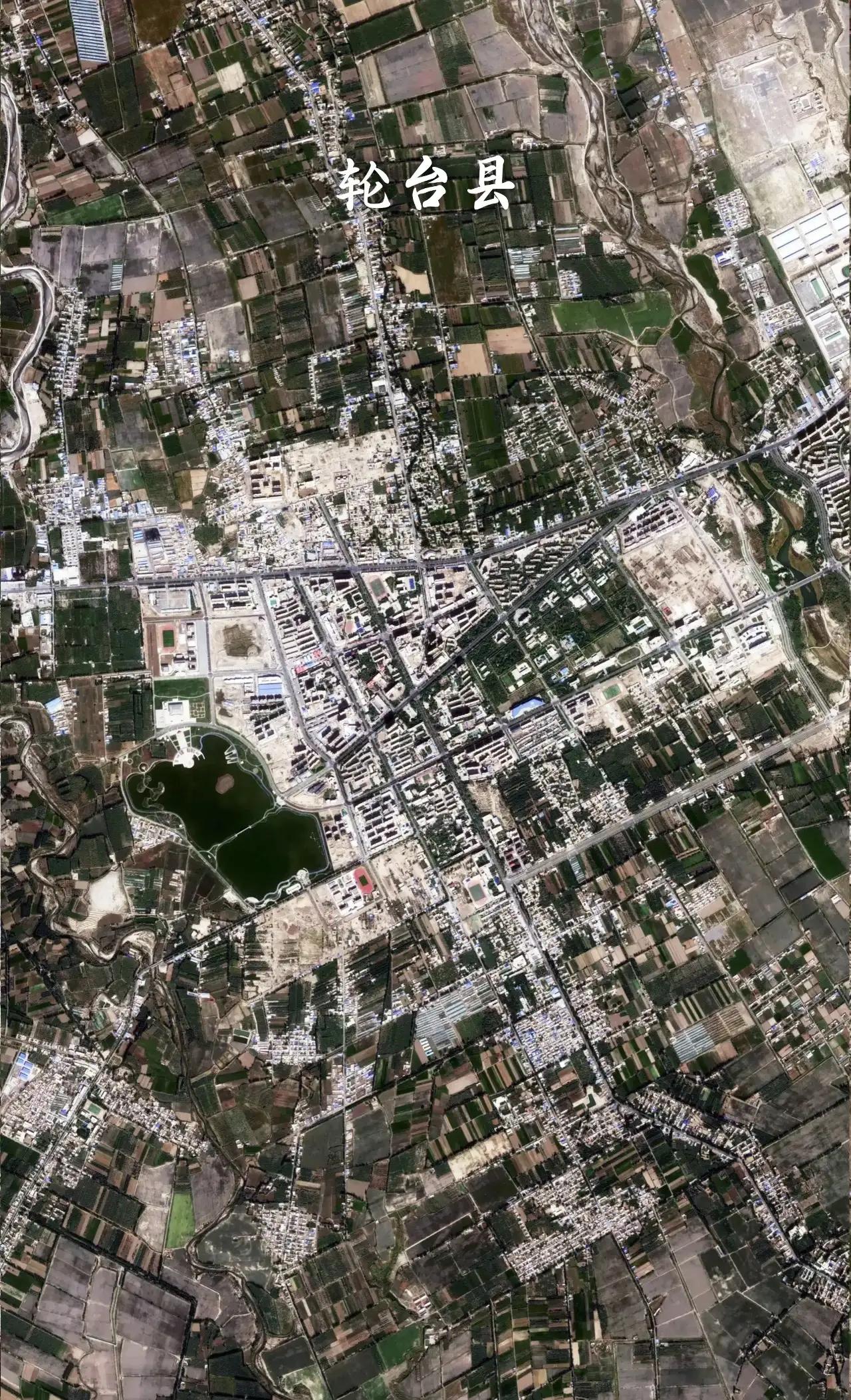 新疆城市卫星地图