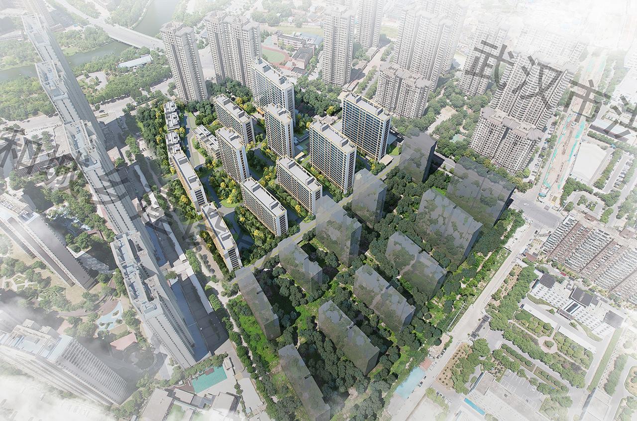 洪山区板桥小区A地块住宅项目规划方案出炉
1月13日，洪山区自然资源和城乡建设局