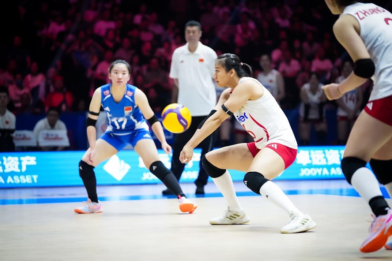中国女排vs泰国女排2026年世界女排联赛第一周南京站：中国🇨🇳女排苦战五局