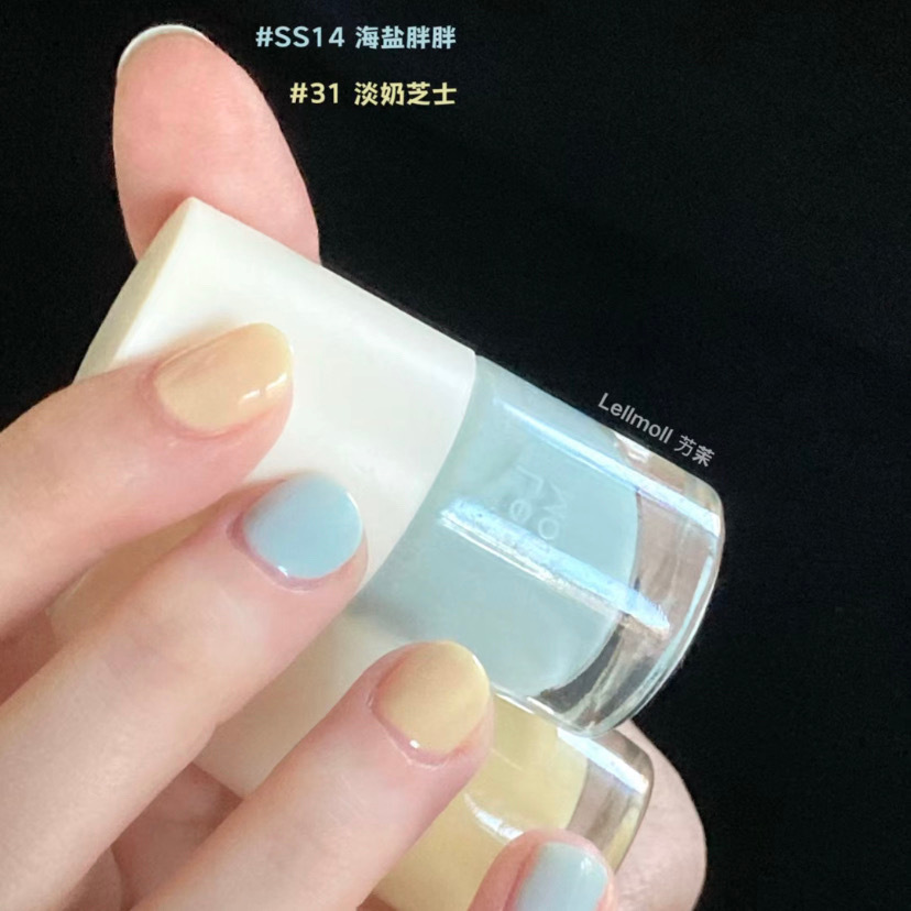 海盐芝士味的美甲 超适合夏天 ​​​