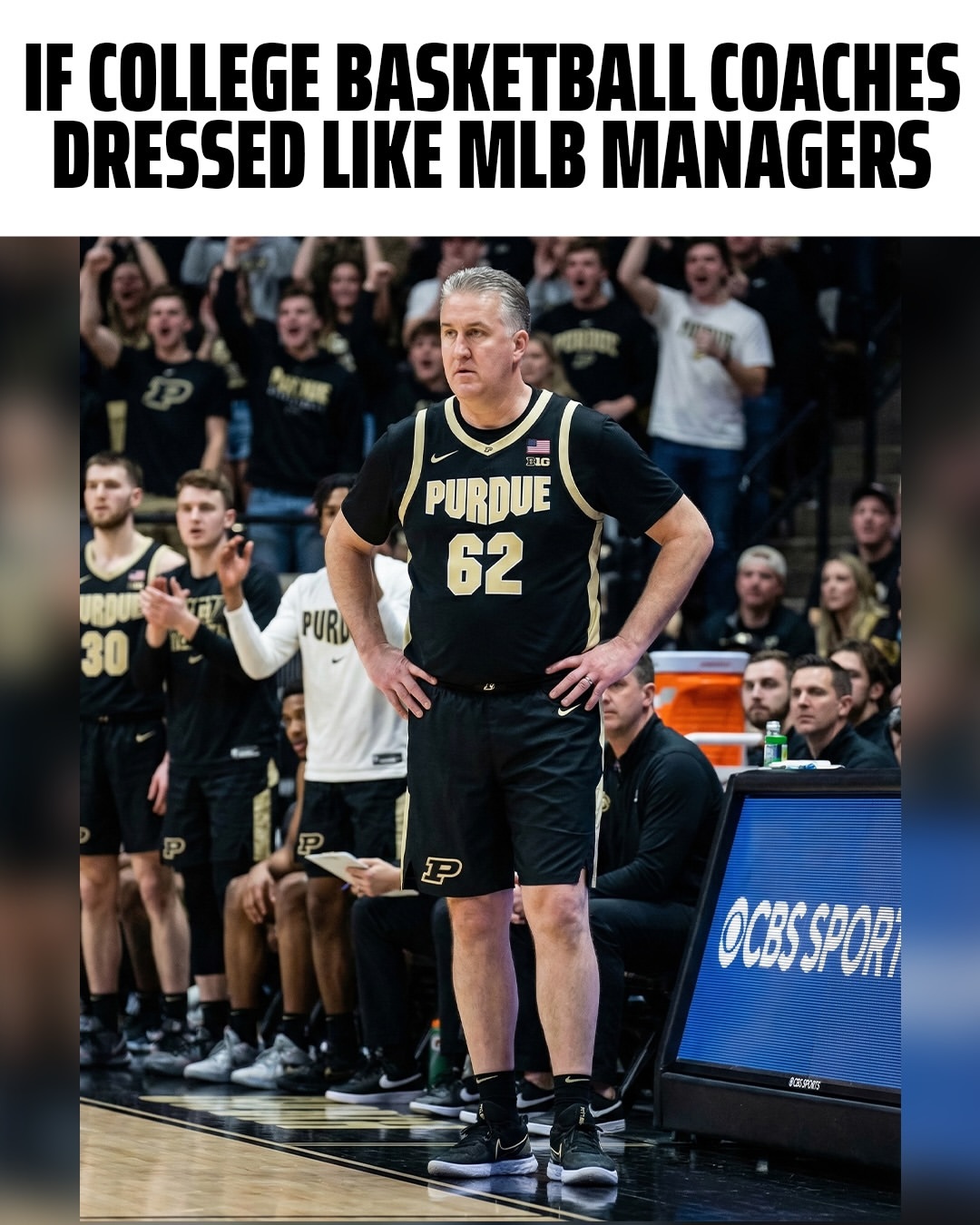 篮天下今天你打球了么 如果NCAA教练也穿上球队球衣，感觉可以随时上场了imag