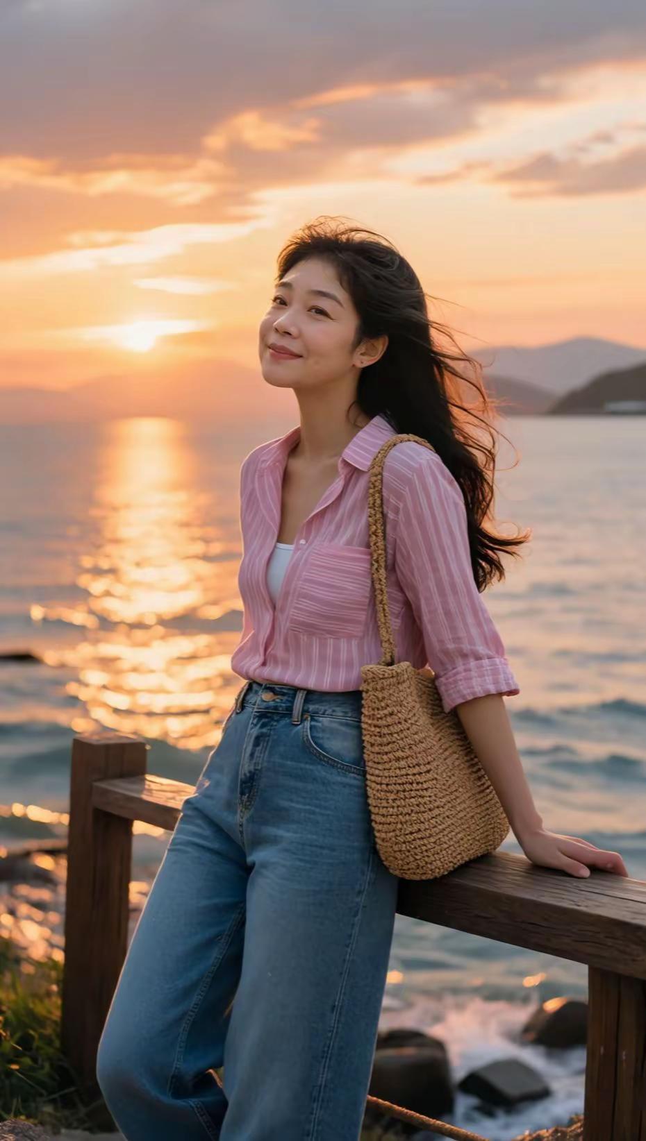 A|逆光氛围感。AI逆光氛围感