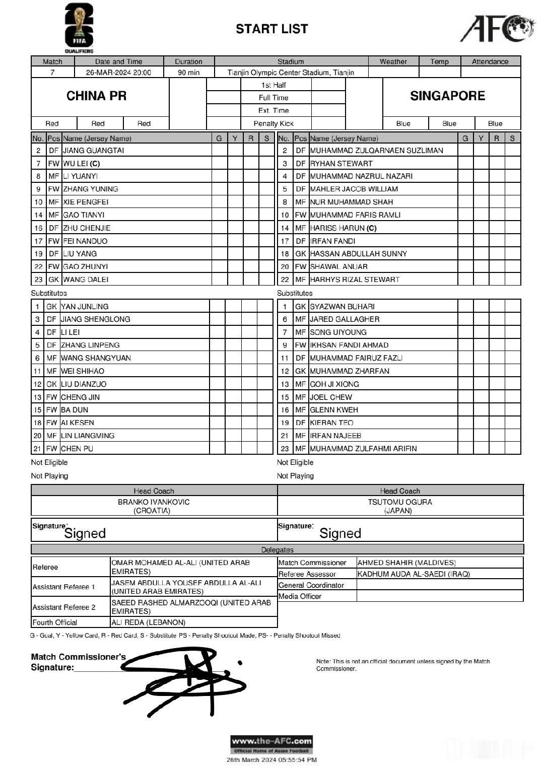 王大雷、高准翼、高天意进入首发！🔥🔥🔥武磊担任队长！加油啊国足[加油][加