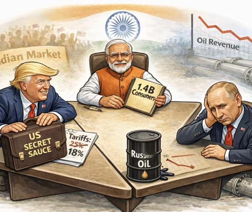 印度弃俄投美！莫迪同意彻底放弃俄油，转头投靠美国，大举进口委内瑞拉原油。作为交换