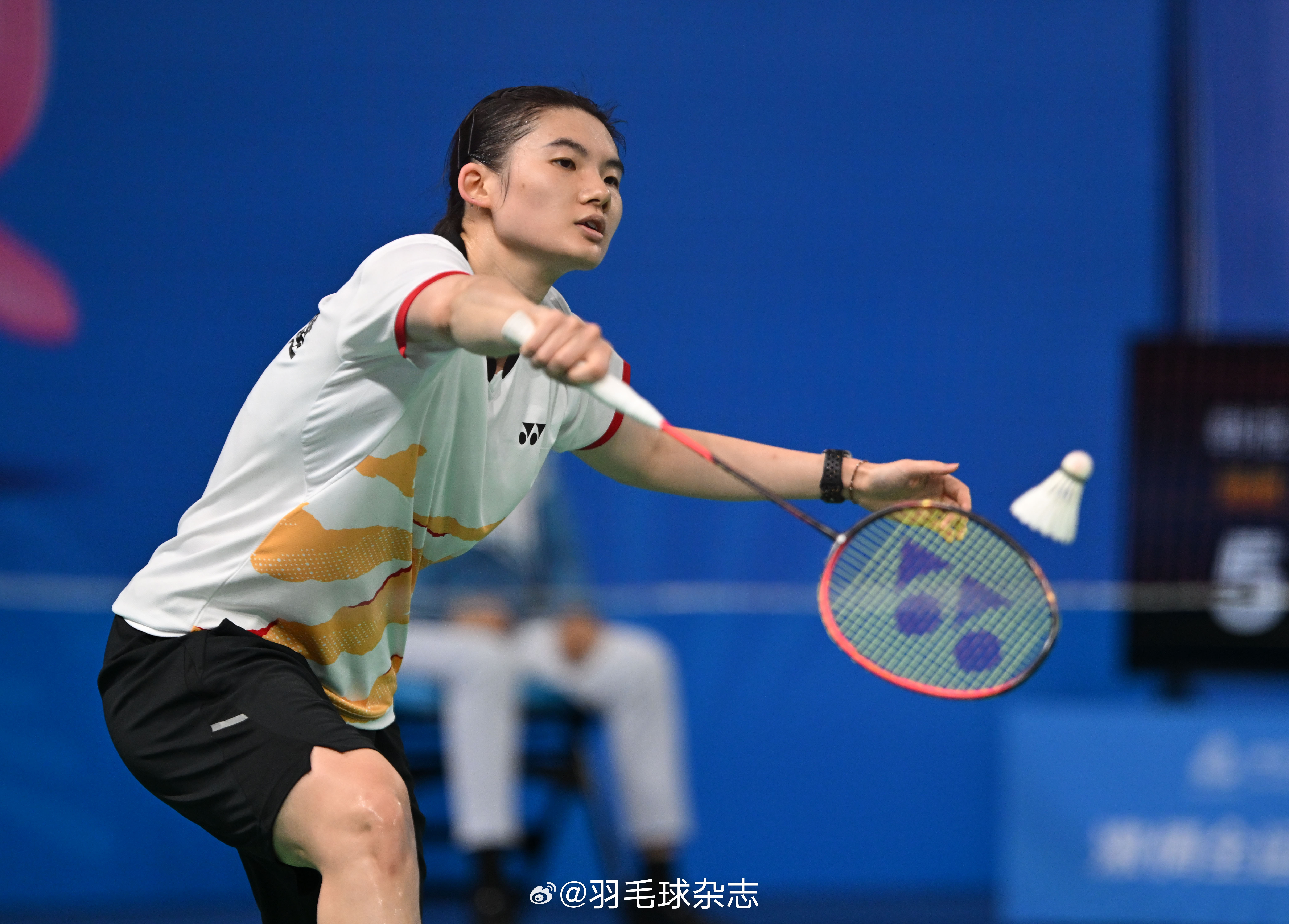 全运会羽毛球女单铜牌战韩悦 21-13、22-24、25-23 高昉洁