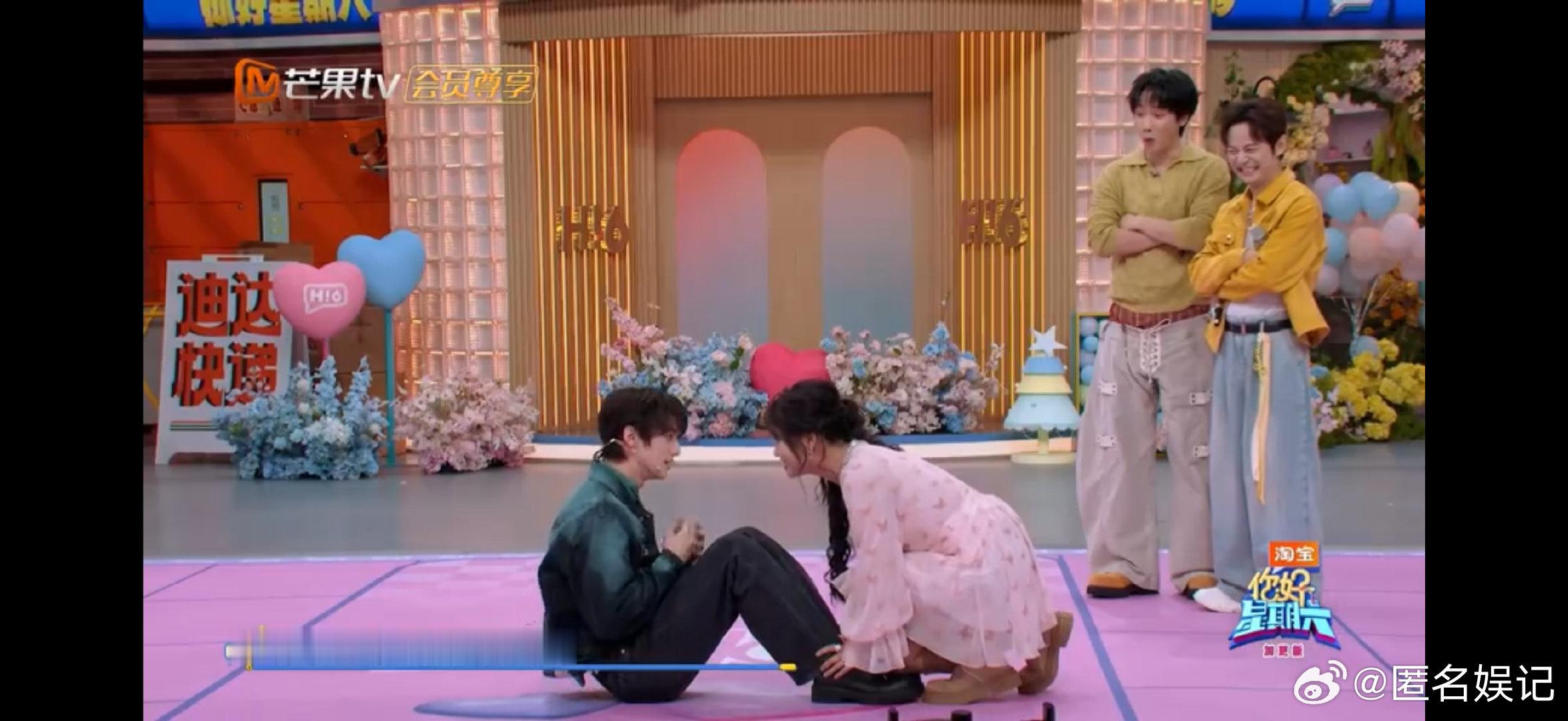 李雪琴肉眼可见的红温了你好星期六极致直白的温柔，一句你是我的宇宙，猝不及防，甜度