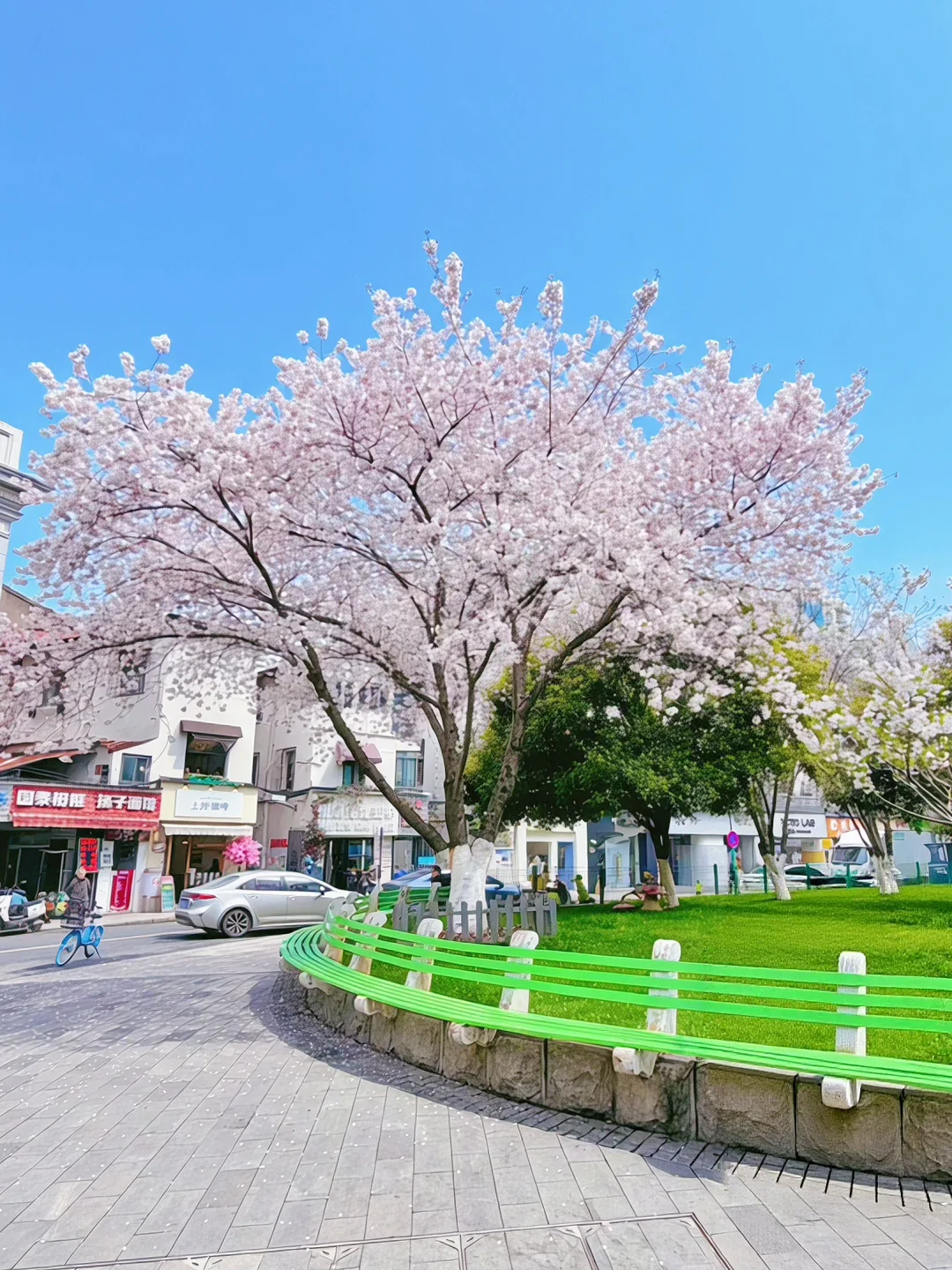 🦋真的不是日本！🌸是武汉街头的无人公园