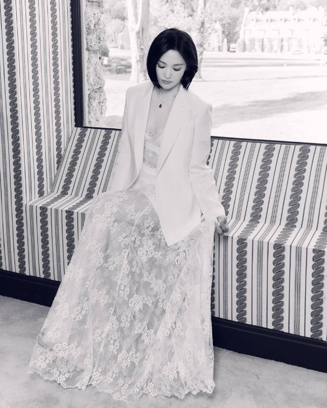 宋慧乔 in 𝑪𝑯𝑨𝑼𝑴𝑬𝑻💎品牌代言人乔妹出席巴黎尚美A Jo