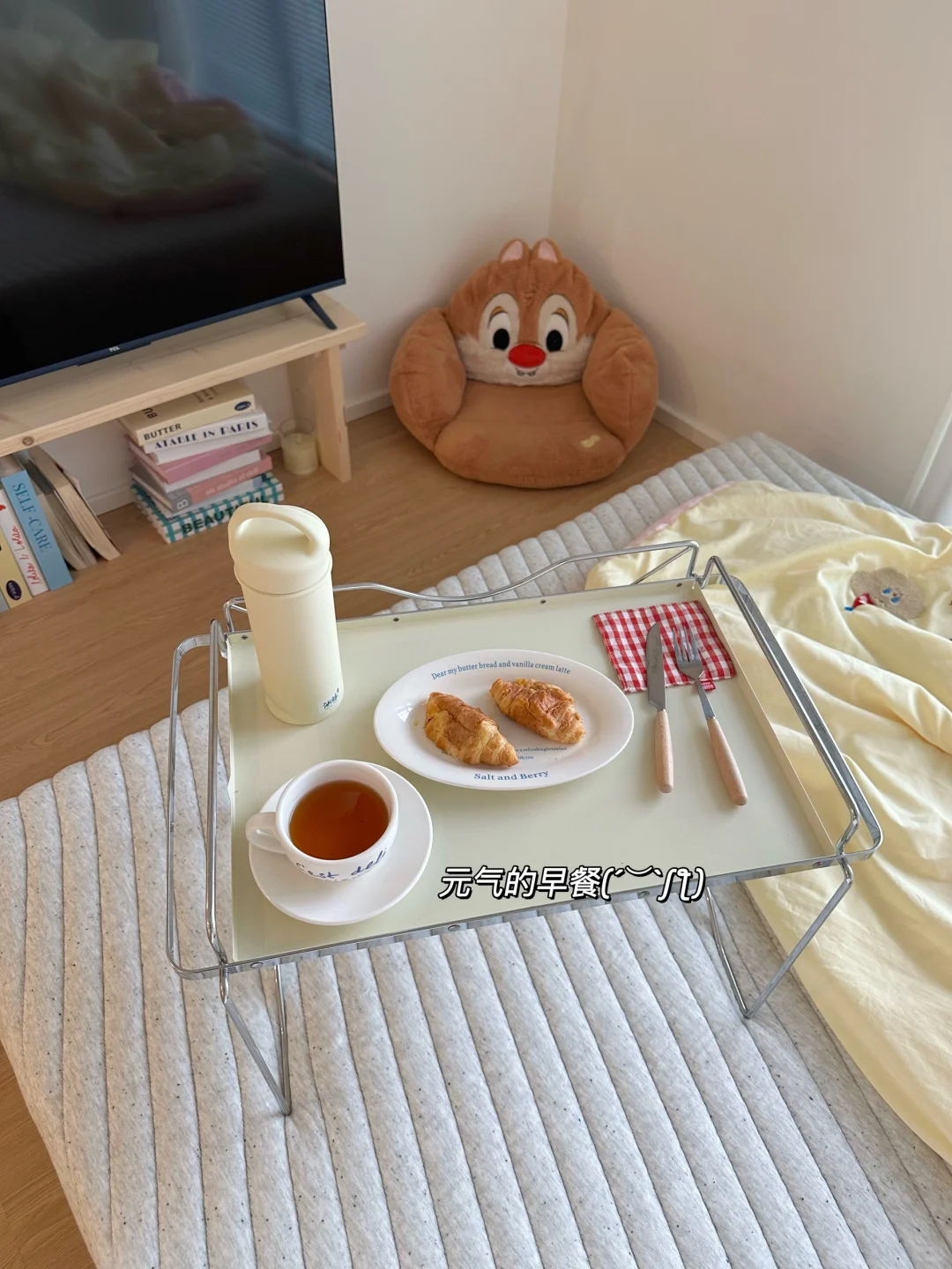 独居早餐✨随便泡点茶！！⋆˘ ³˘)◞🍵