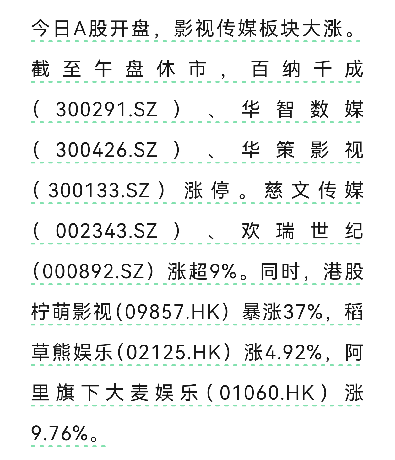影视公司周一涨停的原因大概率也是因为这个21条，总体是放宽向的，但是具体有没有那