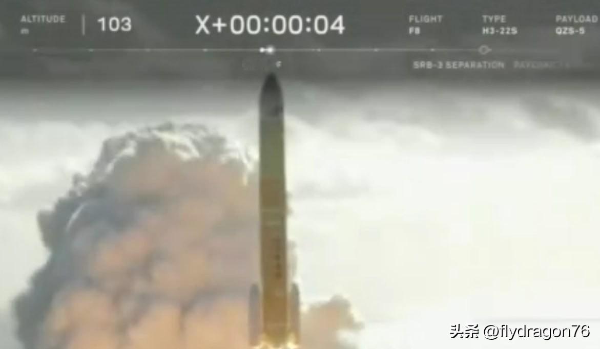 🚀📡 🇯🇵12月22日，日本H3运载火箭在发射“Michibiki-5”