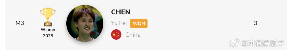 陈雨菲退出亚锦赛卫冕冠军菲菲啊