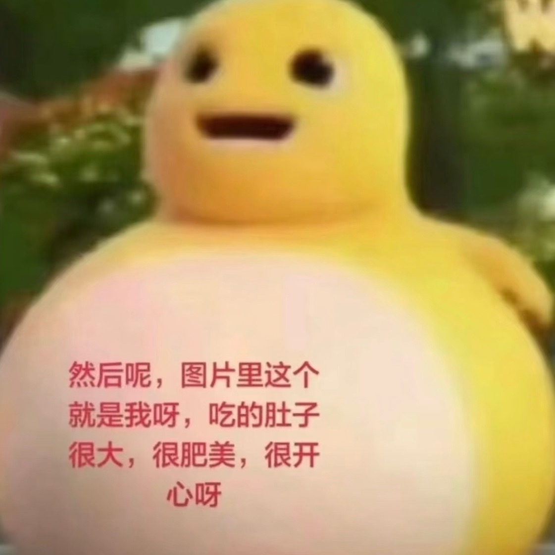 吃美了