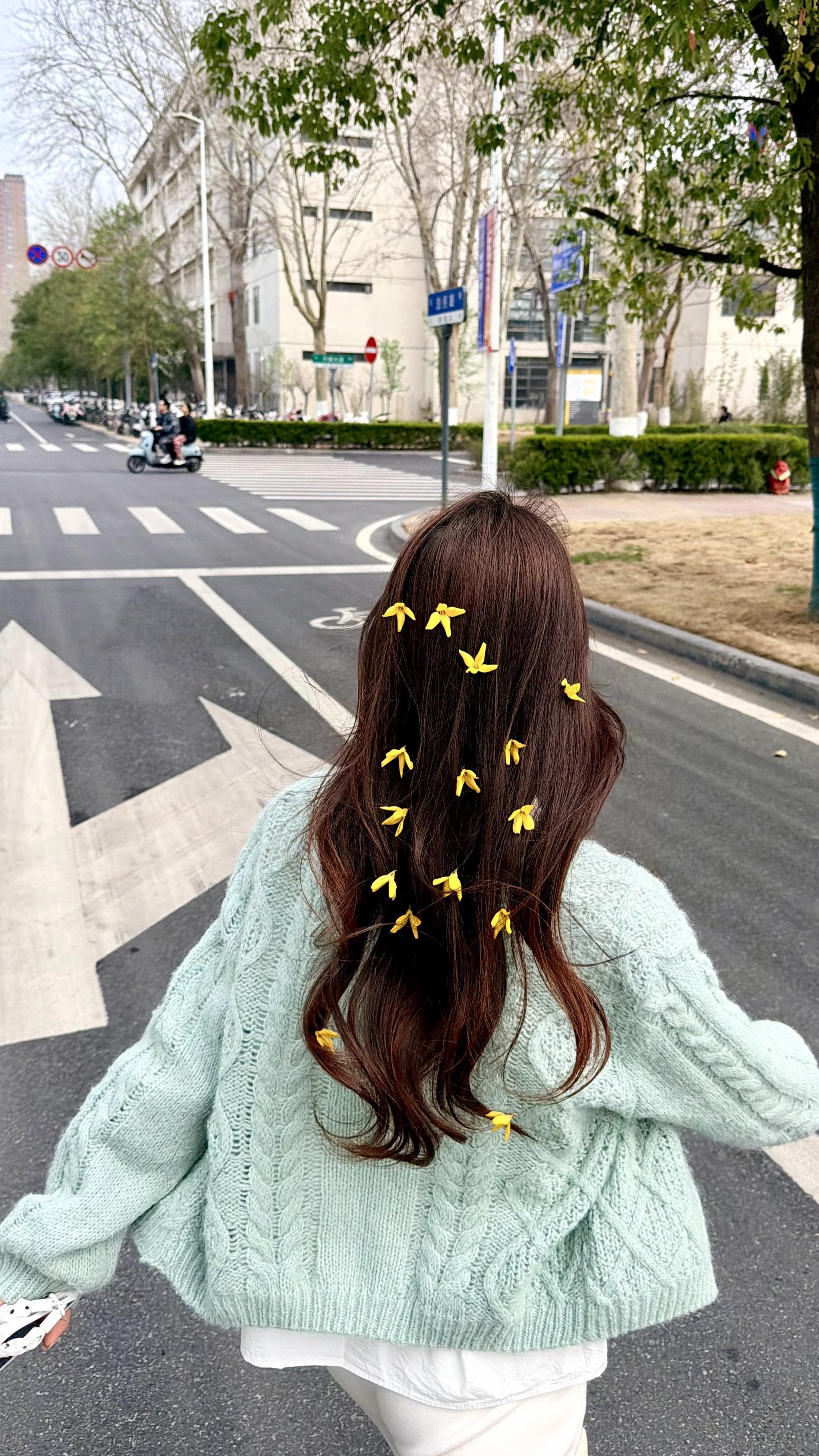 这都是形容你的长发