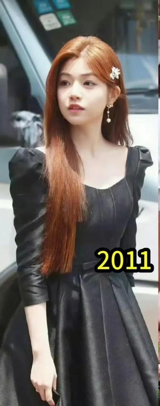 那年的沈佳宜，好甜妹哦，一头长赤发的她清纯又淑女，人生短暂，美过足矣。