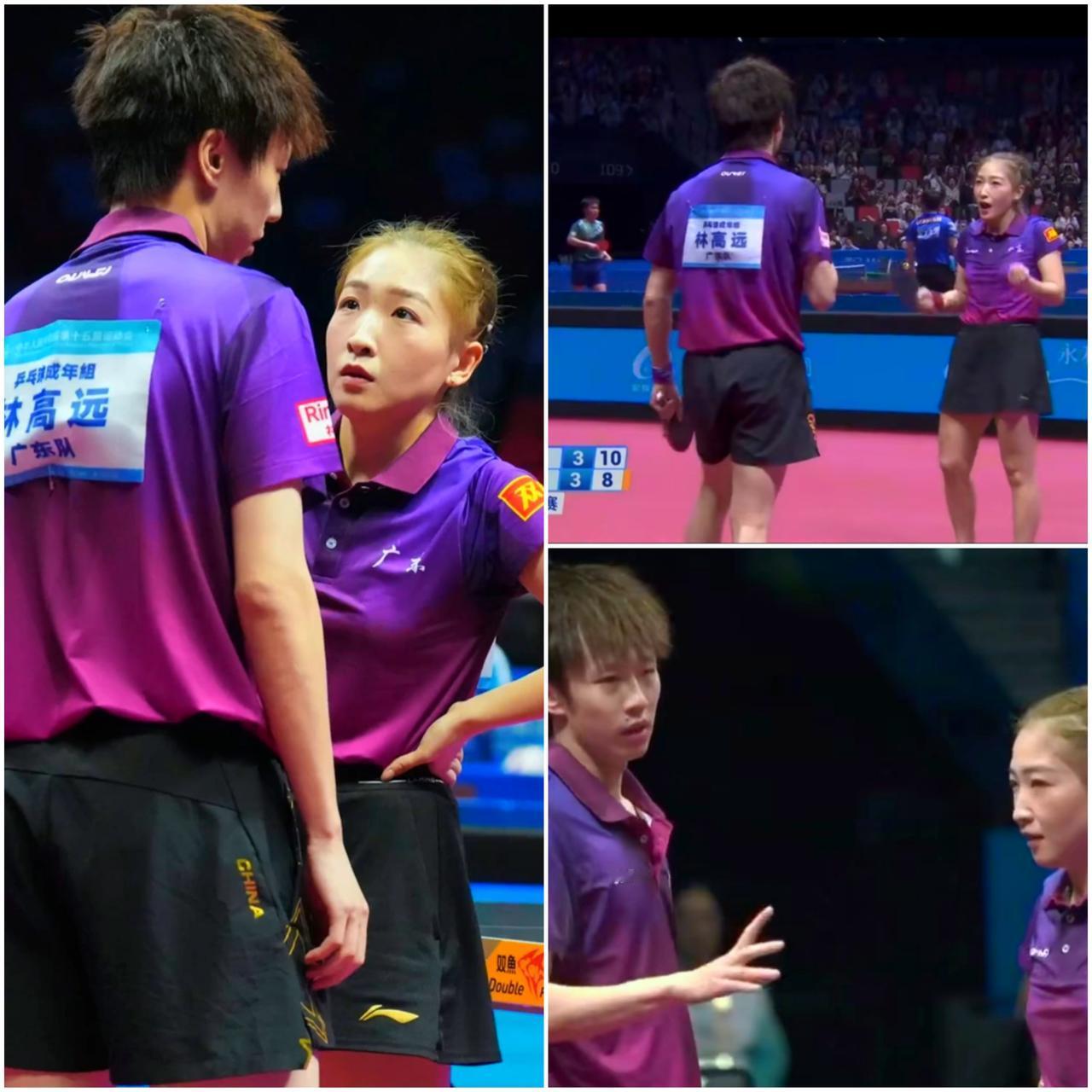 如果千年老妖有原型，一定是刘诗雯！

今天看全运会混双决赛，她和林高远对阵蒯曼、