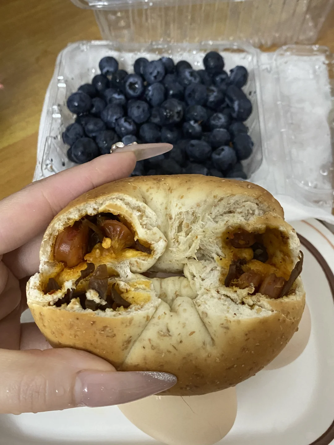 今天吃🥯