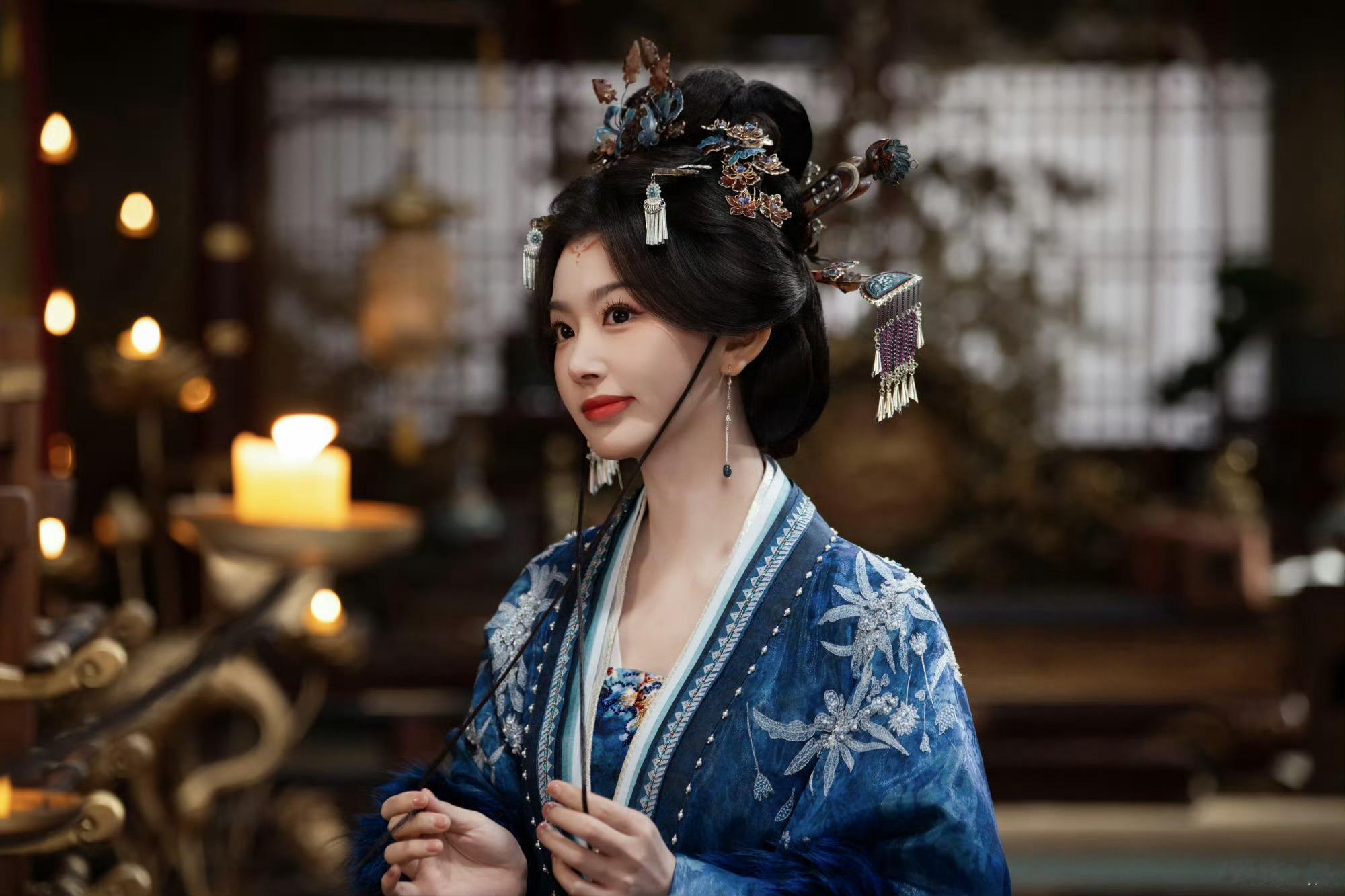 孔雪儿昭阳公主 ❄️孔雪儿李述 260808【图片】孔雪儿微博更新昭阳，晚安☀️