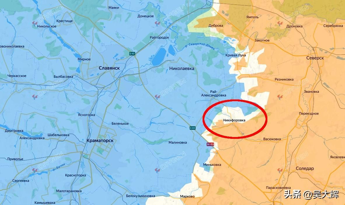 俄军夺取尼基福罗夫卡
 
尼基福罗夫卡是巴赫穆特地区（原顿涅茨克州）的一处村庄，