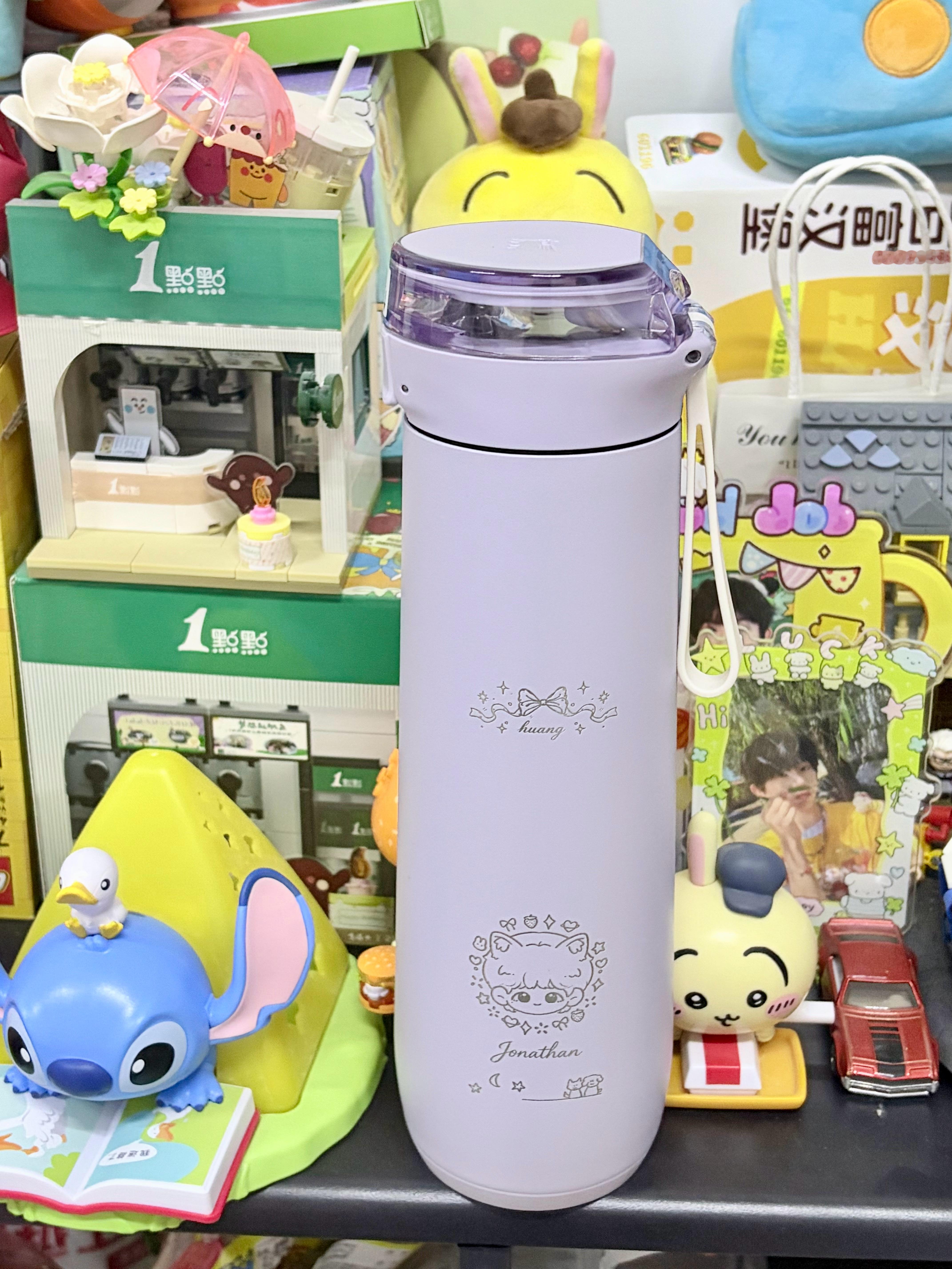 感谢送来的特别定制jojo水杯 特别高一个 我会多喝水的😋 