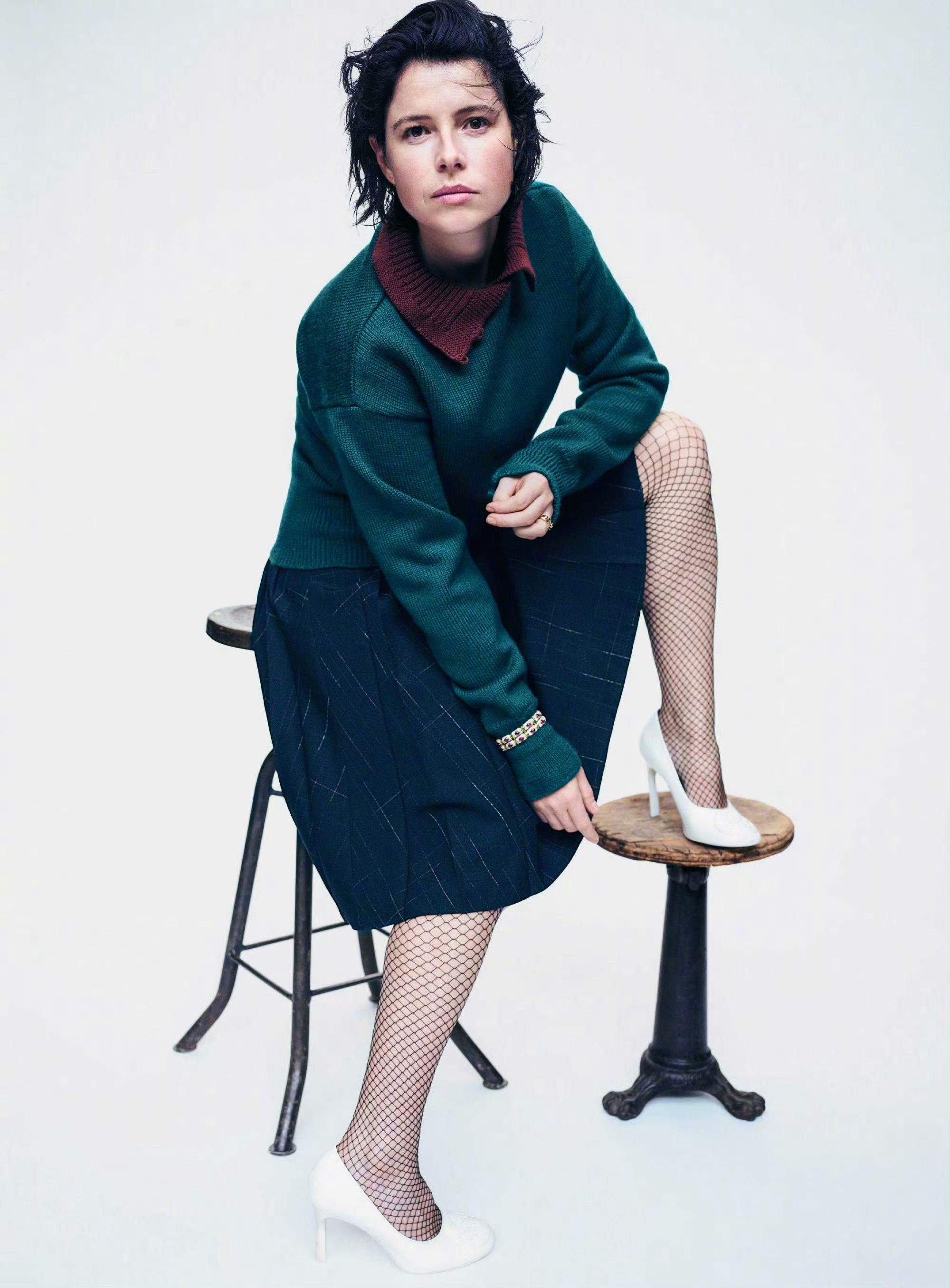 杰西·巴克利《ELLE》杂志美国版新写真 