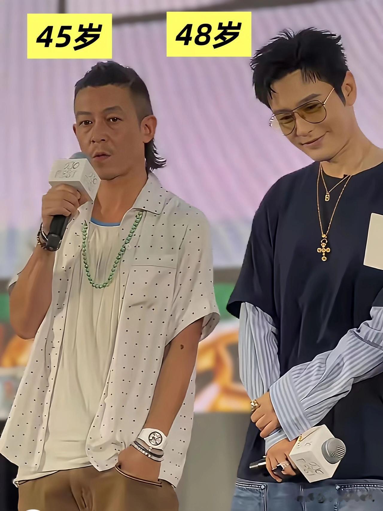 都是50岁的人，你更喜欢哪个呢！是岁月慢慢老去，还是玻尿酸科技！