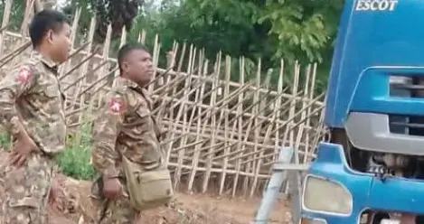 缅甸曼德勒一检查站逮捕5名司机，货物被扣押，需“赎金”捞人？