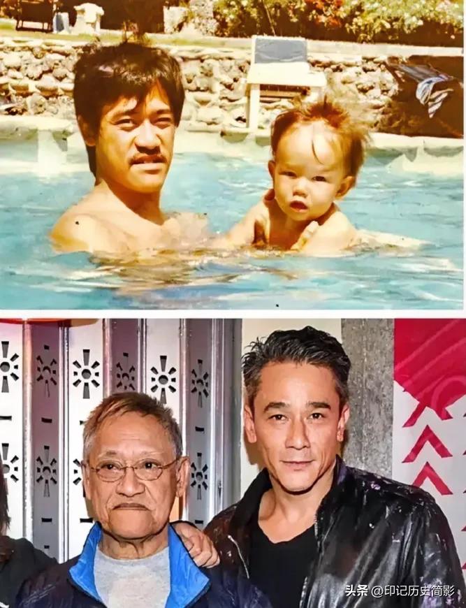 这个长相平平，但演技超群的人应该是几代人的记忆吧！
 这是一张“穿越时空”的父子