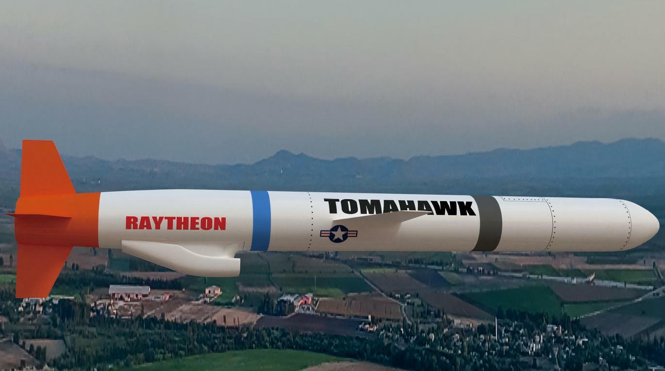 每天认识一件兵器 美国“战斧”巡航导弹“战斧”（Tomahawk）导弹是美国研制