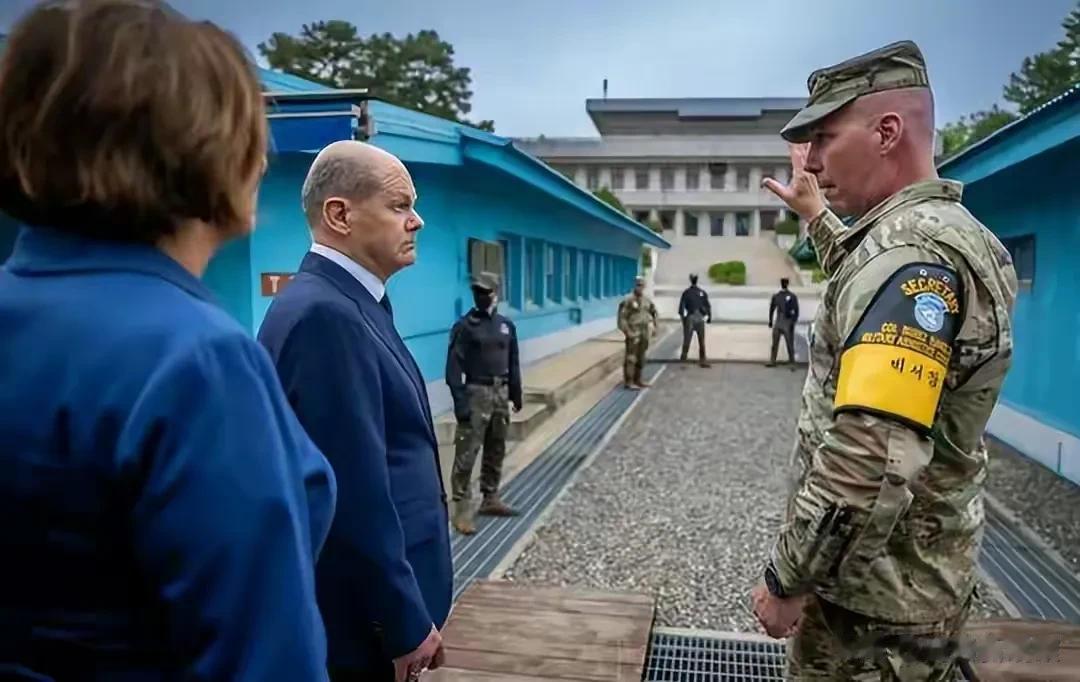 朔尔茨在G7峰会后，跑三八线溜达一圈，还煞有介事地说了一番令尹锡悦感动不已的话？