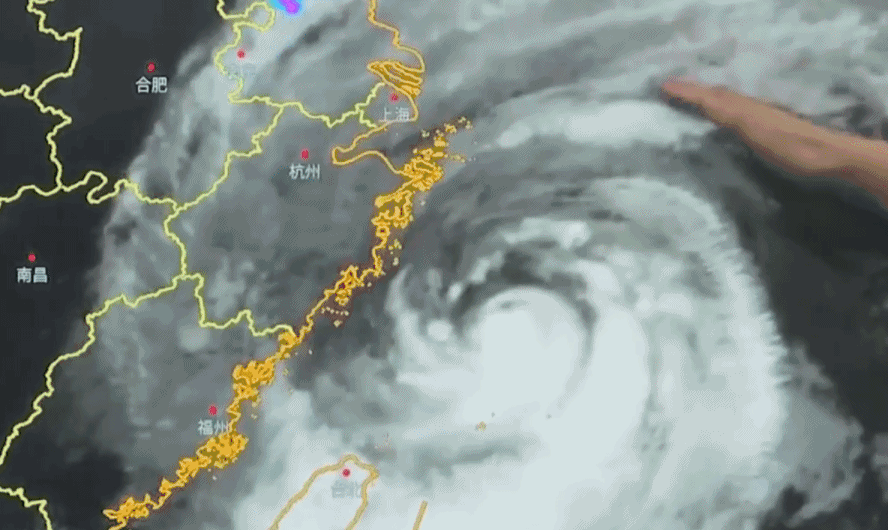 白海豚提前登陆 “白海豚”这次的移速突然加快，确实打得大家猝不及防。气象部门原本