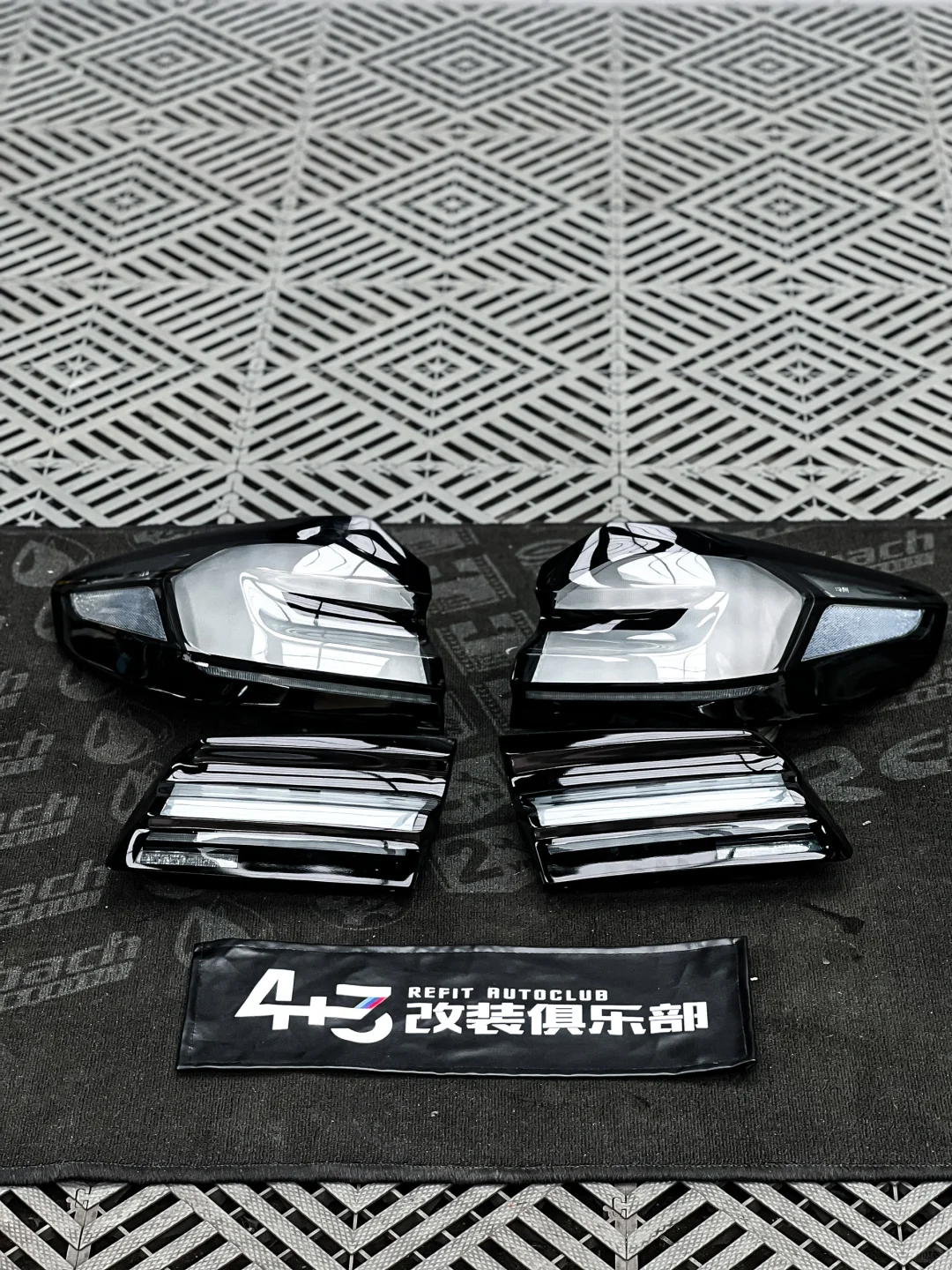 宝马五系毒液尾灯终于做好啦