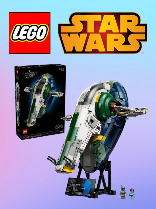 【乐高新品】星战UCS套装詹戈费特飞船来啦！