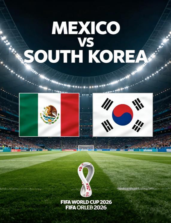 墨西哥魔鬼主场迎战太极虎！⚽️028：世界杯场次：墨西哥vs韩国 开球：墨西哥?