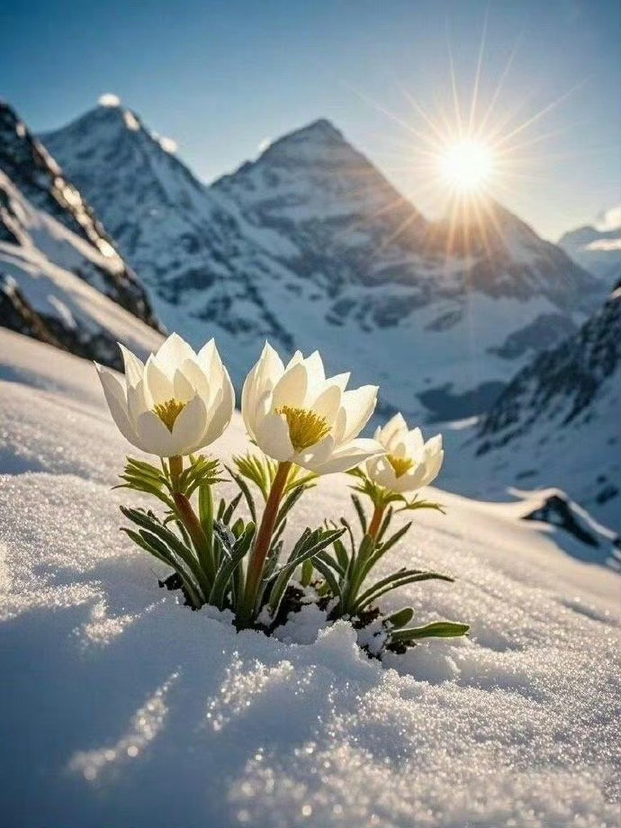 原来传说中的天山雪莲长这样？ 