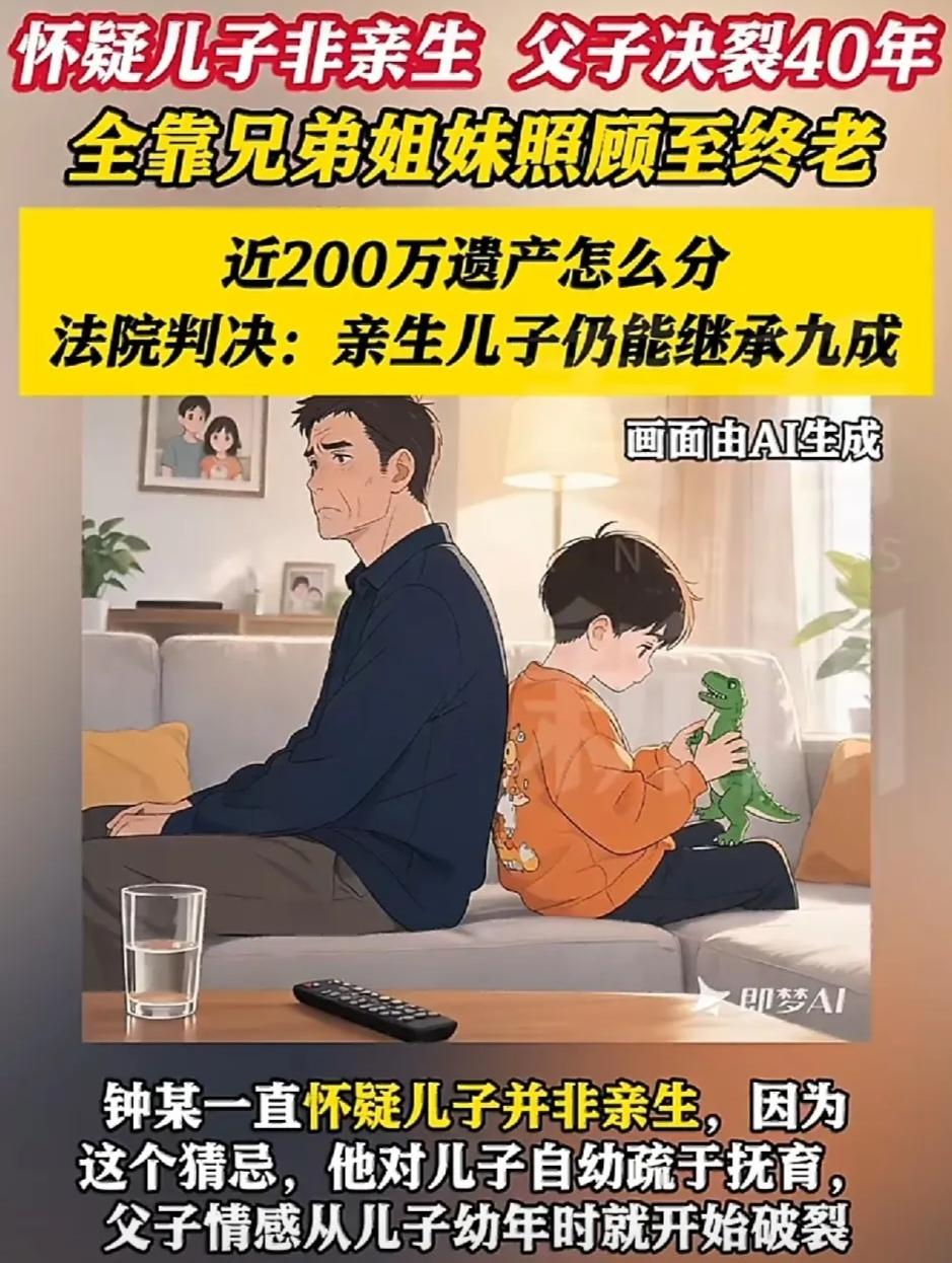 上海，一男子和父亲决裂40年，40年间对父亲不闻不问，从未主动给父亲打过一通电话