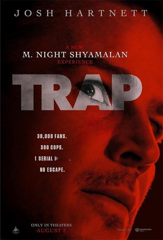 近日，由M·奈特·沙马兰导演的电影《#陷阱#》曝出最新预告，在演唱会下布下天罗地