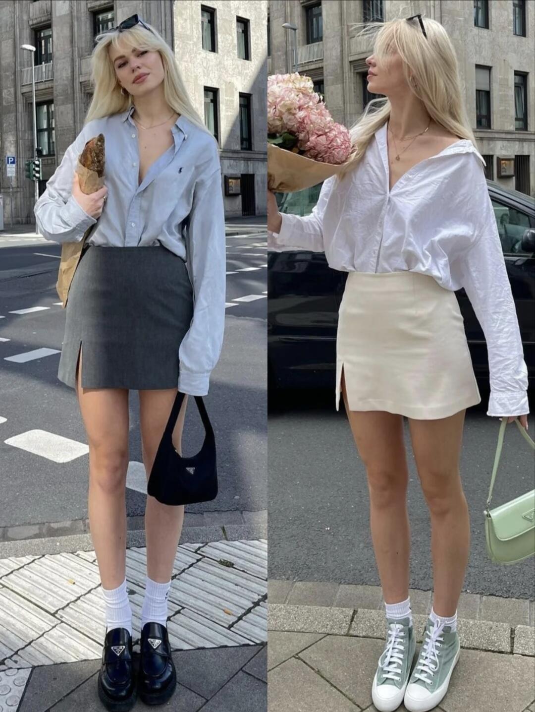是不是很多姐妹想尝试撞色，却总怕搭配俗气？德国博主Linda.sza完美解决这个