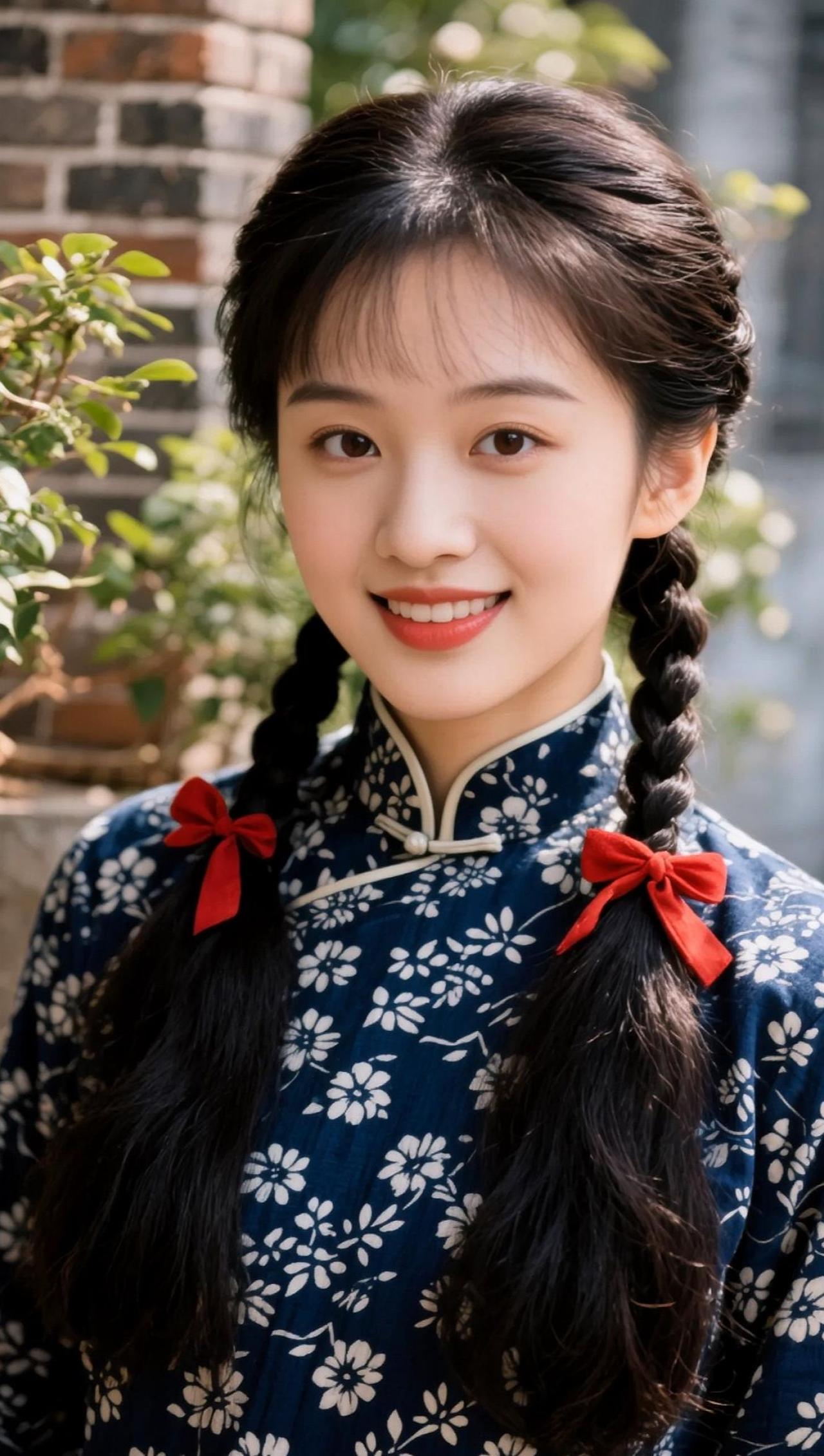 AI民国双辫照 随变ai随便玩