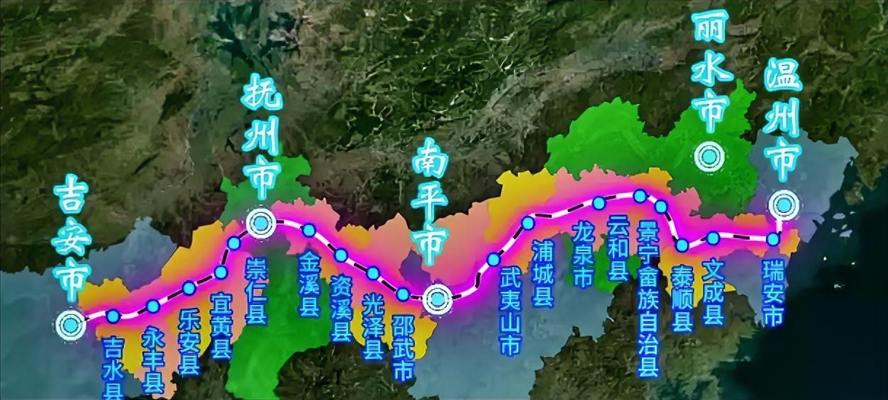 好消息！浙闽赣铁路大动脉敲定！连接浙江、福建、江西三省的温武吉铁路，终于迎来突破
