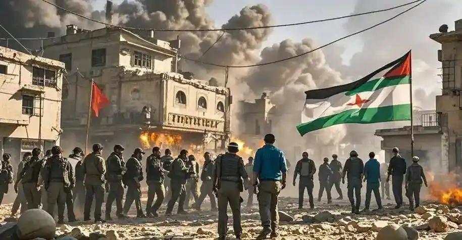 当地时间2月27日，巴基斯坦三军新闻局局长乔杜里在伊斯兰堡举行专题新闻发布会，就