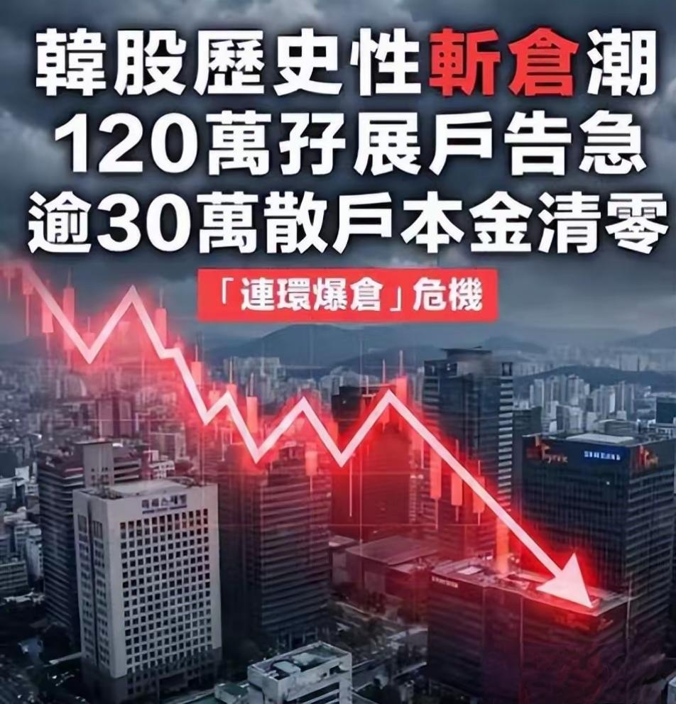 上半年暴涨122%人人财富自由，下半年暴跌30%一夜回到解放前！韩国股市把赌场搬