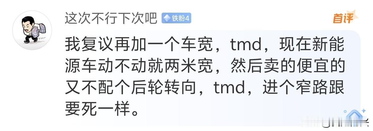 我个人认为新能源汽车确实是自重越轻越好，但车身整体三围尺寸自然越大越实用。
 
