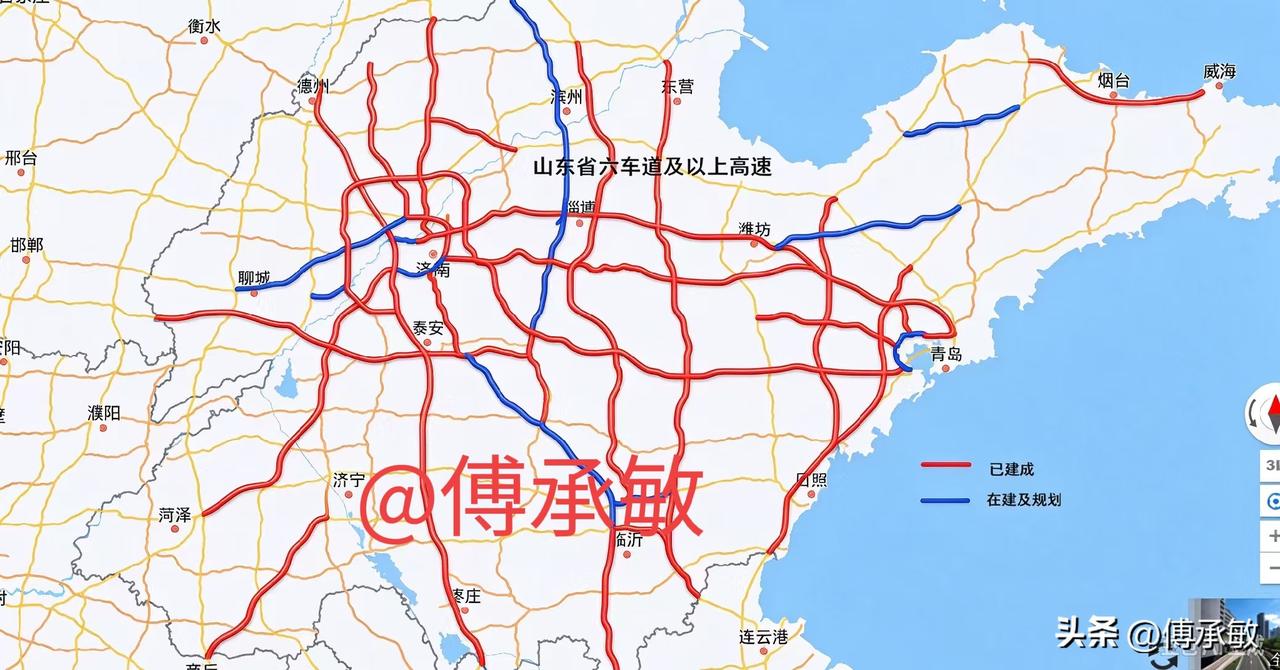 为何都说山东高速好，六车道及以上的高速通车里程超过了3800公里

 一、已通车
