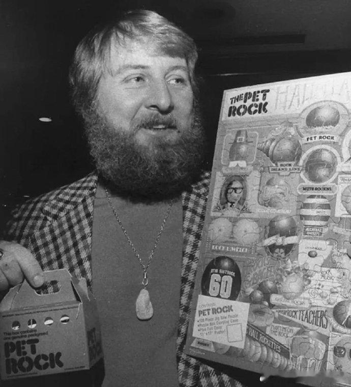 1975年，美国加利福尼亚州的文案兼广告主管加里·达尔(Gary Dahl)在酒
