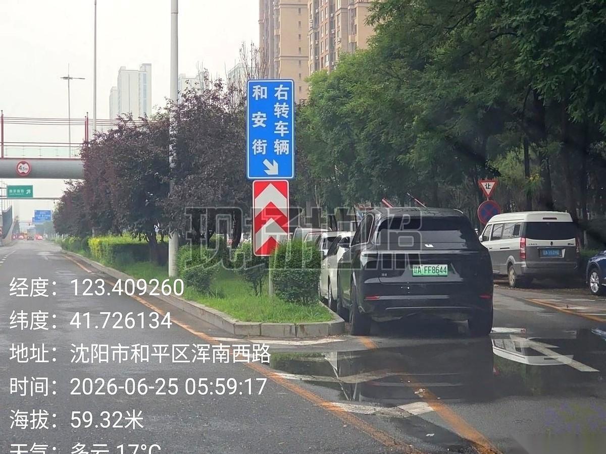 真的，有些人是不是把马路当成自家买的VIP停车位了？
浑南西路和安街那个右转道，