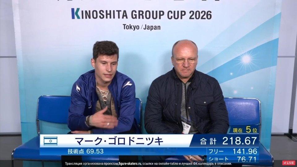 2026木下杯 Mark GORODNITSKY自由滑这套配置其实挺可怕的，连跳