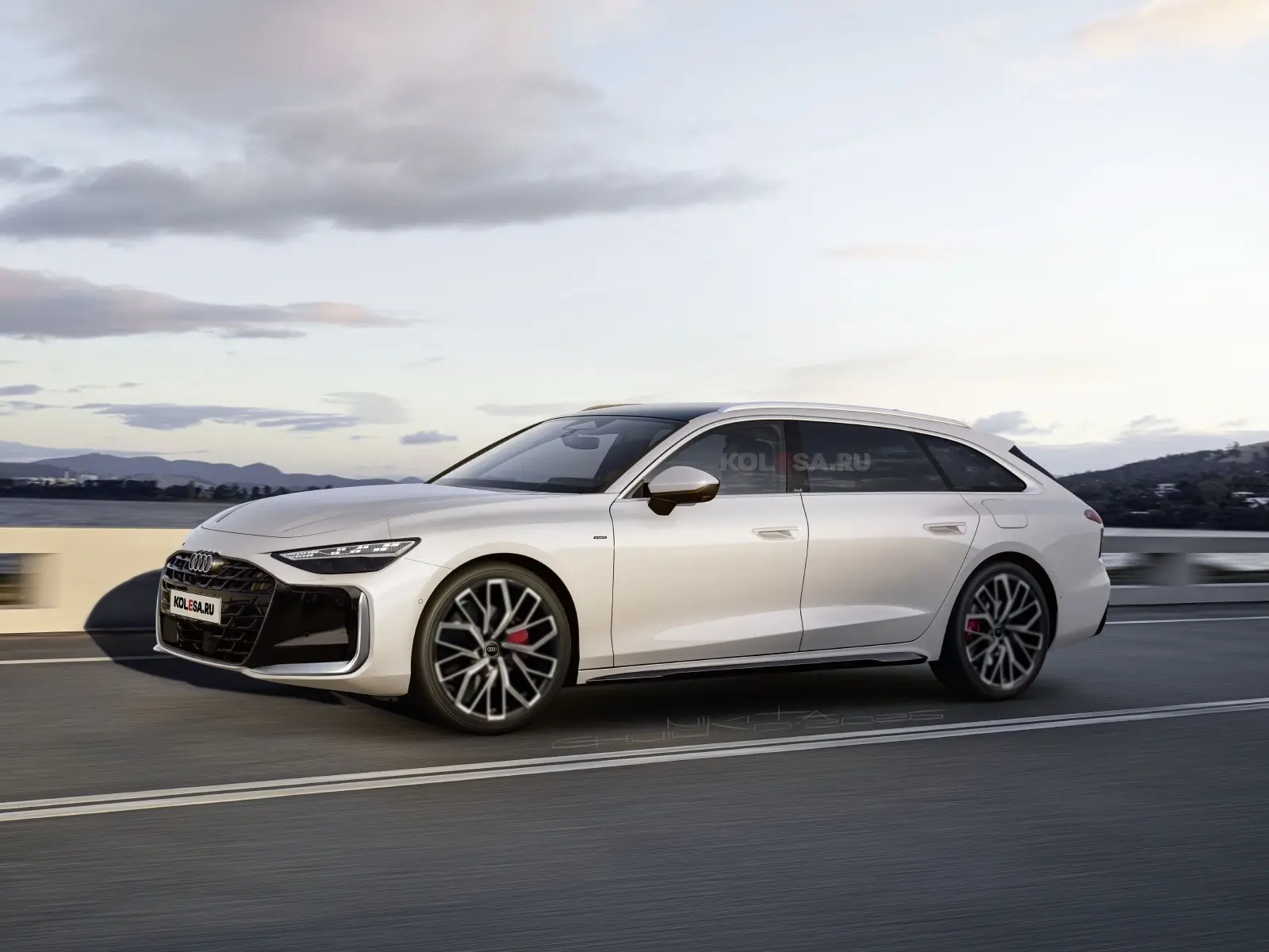 全新上汽奥迪A7 Avant 渲染图