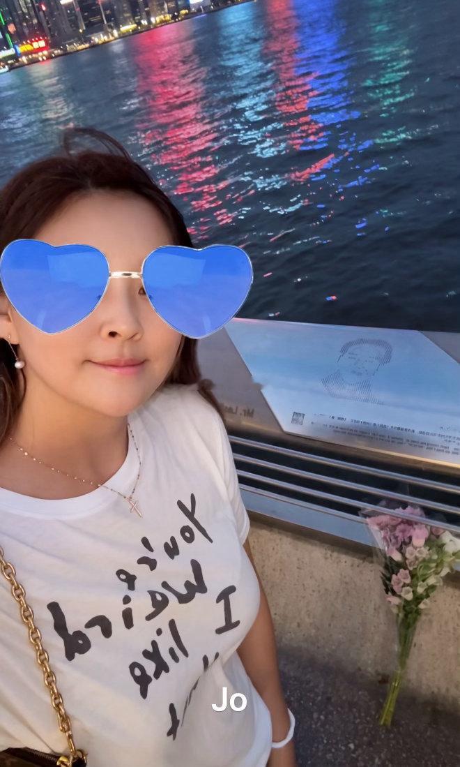 离港航班晚10点来得及看一眼Leslie 💐! 💕天儿美极了，和太平洋那头的